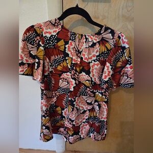 Boden Multicolor Floral Blouse